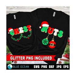 Chest nuts PNG, Chest nuts shirt, Funny Christmas PNG, Couple Christmas shirt