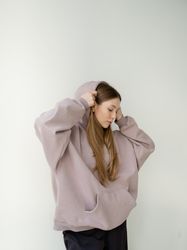 oversized hoodie with fleece