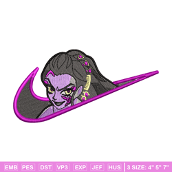 daki nike embroidery design, kimetsu no yaiba embroidery, nike design, anime design, anime shirt, digital download