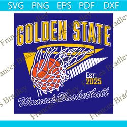 golden state womens basketball svg cutting digital file