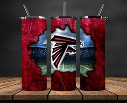 atlanta falcons tumbler, falcons logo, nfl, nfl teams, nfl logo, nfl football png, nfl tumbler wrap  02