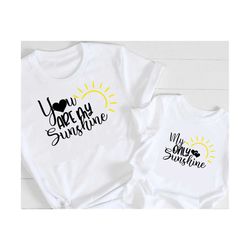 you are my sunshine svg, my only sunshine svg, mommy daddy and me svg, dxf, png, eps, cut file, cricut, silhouette, prin