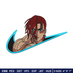 eren titan nike embroidery design, aot embroidery, nike design, embroidery shirt, embroidery file, digital download