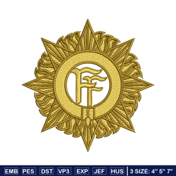 ff logo embroidery design, logo embroidery, embroidery file, embroidery shirt, emb design, digital download