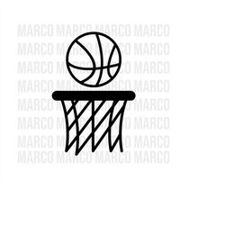 basketball with hoop svg, basketball outline, custom basketball svg, basketball png, download file basketball, instant d