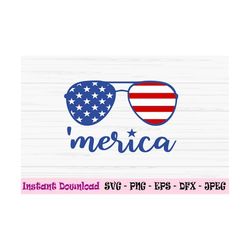 america sunglasses svg, 4th of july svg, dxf, patriotic sunglasses svg, png, eps,jpeg, cut file, cricut, silhouette, pri