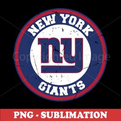 new york giants football retro - vintage png sublimation digital download