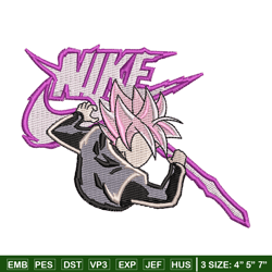 goku rose embroidery design, dragonball embroidery, nike design, embroidery shirt, embroidery file, digital download