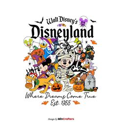 vintage disneyland est 1955 where dreams come true png