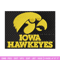 iowa hawkeyes embroidery, iowa hawkeyes embroidery, football embroidery, sport embroidery, ncaa embroidery. (20)