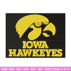 iowa hawkeyes embroidery, iowa hawkeyes embroidery, football embroidery, sport embroidery, ncaa embroidery. (21)