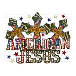 american jesus png, 4th of july, jesus, american flag, american png, western, digital download,sublimation design, cross