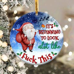 santa fuck this ornament