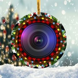 santa tree cam ornament