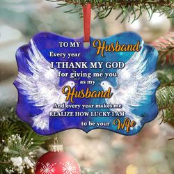 thank god for giving me you ornament