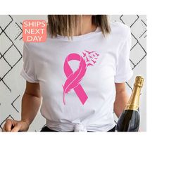 breast cancer shirt, breast cancer support shirt, breast cancer awareness t-shirt, cancer fighter shirt, pink ribbon shi