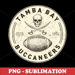 vintage tampa bay buccaneers - png transparent digital download - retro football art