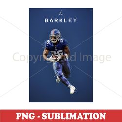 saquon barkley - football sublimation - high-quality png download