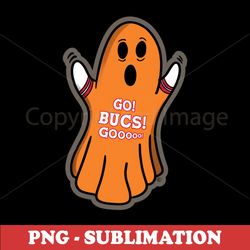 ghost tampa bay buccaneers - png digital download sublimation - unleash the spirit of buccaneers with transparent art