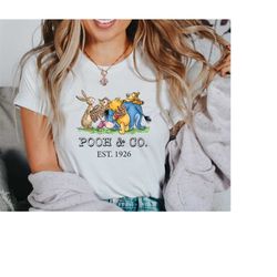 pooh and co est 1926 shirt,vintage disney winnie the pooh shirt, retro pooh bear tee, pooh and friends shirt, disneyland