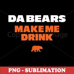 da bears - sublimation digital download - show your team spirit