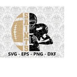 saints distressed half hand svg, eps, png, dxf, pdf, layered file, ready for silhouette cricut and sublimation, svg file