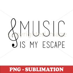 music escape - sublimation download - transform your creative expression