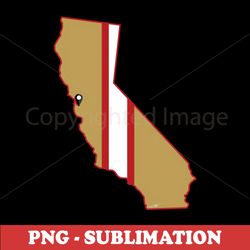 san francisco football - sublimation png - perfect for diy crafts & apparel