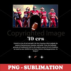 49ers - funny graphic design - victor illustration sublimation png download