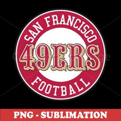 49ers - football sublimation design - high-quality download