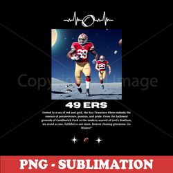 49ers funny graphic design - victor illustration sublimation file