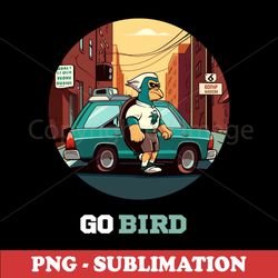 philadelphia eagles football player - cartoon style - stunning sublimation art