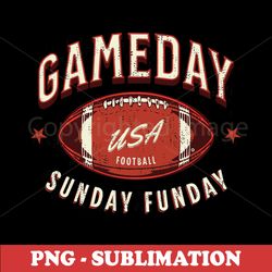 football sublimation - game day fun - instant digital download