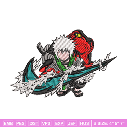 jiraiya frog embroidery design, naruto embroidery, embroidery file, anime design, anime shirt, digital download