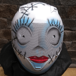 free shipping sally nightmare before chiristmas one way visor full face helmet dot approved
