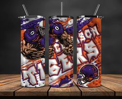 football mascot colleges 3d tumbler wrap , football tumbler png ,nfl tumbler wrap 18