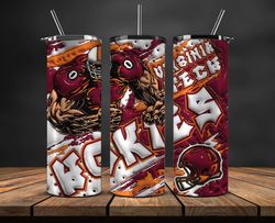 football mascot colleges 3d tumbler wrap , football tumbler png ,nfl tumbler wrap 35