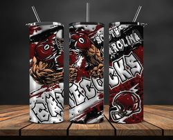 football mascot colleges 3d tumbler wrap , football tumbler png ,nfl tumbler wrap 36