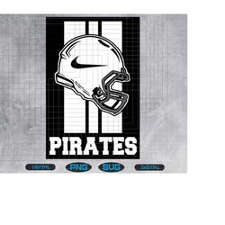 pirates football svg