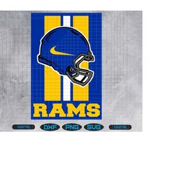 rams football svg