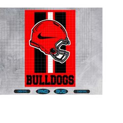 bulldogs football svg