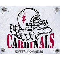 cardinals football svg