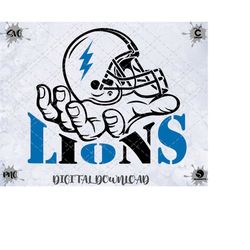 lions football svg