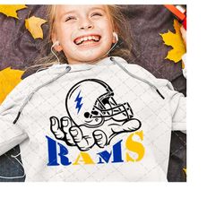 rams football svg