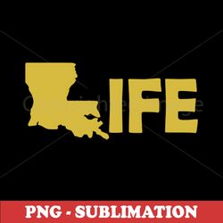 new orleans sticker - louisiana life - vibrant sublimation graphic!