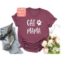 Cat Mama Shirt, Cat Shirt, Cat Lover Shirt, Custom Cat Shirt, Cat Lover Gift, Gift For Cat Lover