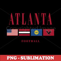 atlanta falcons - vintage football flag - instant digital download