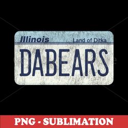 chicago bears - sublimation digital download - show your team pride