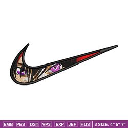 lelouch vi britannia nike embroidery design, anime embroidery, nike design, anime design, anime shirt, digital download