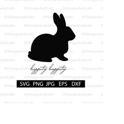 hippity hoppity rabbit svg | easter | bunny | digital download | png | jpg